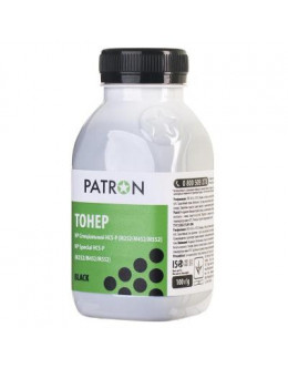 Тонер HP CP1025/CP1215/M252/M452/M552/5500 BLACK 100 г PATRON (PN-HCS-P-B-100)