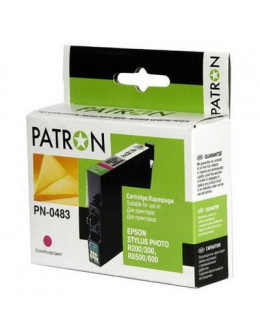 Картридж PATRON для EPSON R200/300 (PN-0483)MAGENTA (CI-EPS-T048340-M-PN)