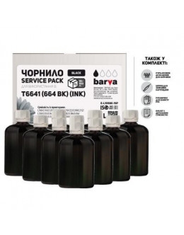 Чорнило BARVA Epson L100/L210/L300/L350/L355 Black 10x100мл Service Pack (E-L100Bk-1SP)