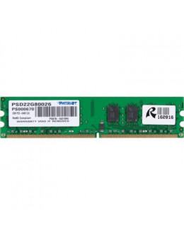 Модуль пам'яті для комп'ютера DDR2 2GB 800 MHz Patriot (PSD22G80026)