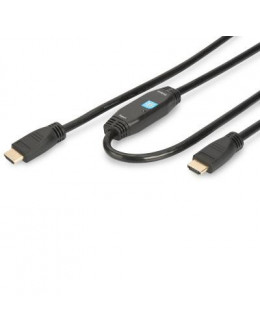 Кабель мультимедійний HDMI to HDMI 30.0m DIGITUS (AK-330105-300-S)